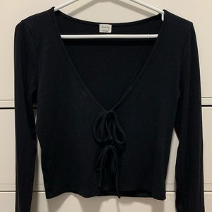 Wilfred Tie-up cardigan